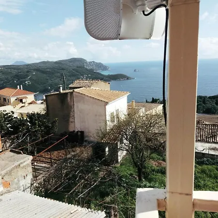 דירה Traditional Panoramic Sea View House Lákones