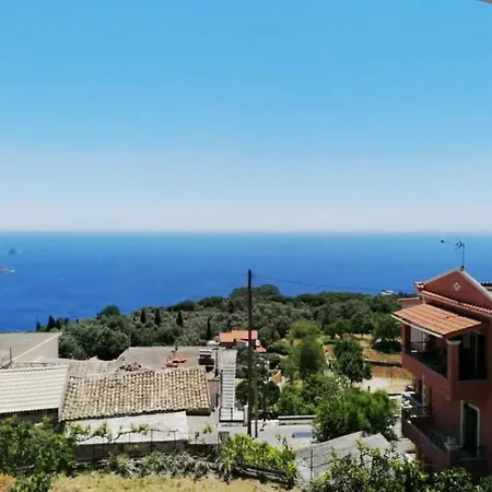 Traditional Panoramic Sea View House Lákones