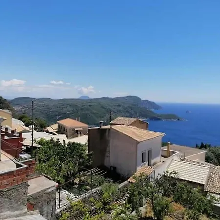 Traditional Panoramic Sea View House Appartamento Lákones
