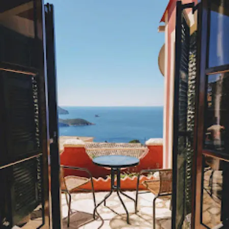 Traditional Panoramic Sea View House Lákones