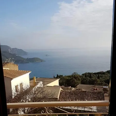 Traditional Panoramic Sea View House Lákones